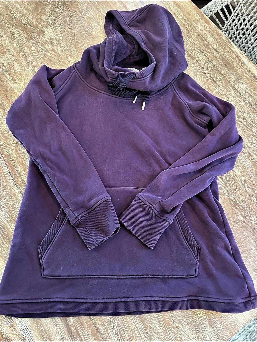 Athleta Purple cowl neck  Hoodie- small